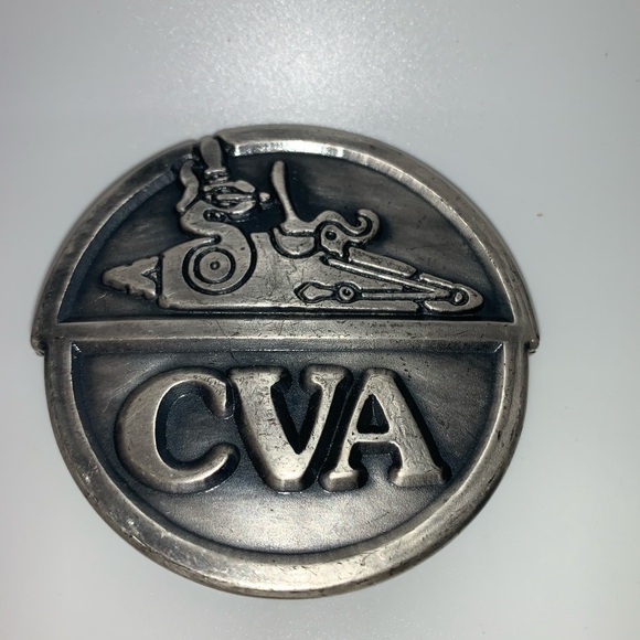 VINTAGE BUCKLE PEWTER 1978 Connecticut Valley Arms Inc - Picture 4 of 8
